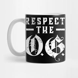 Respect The OG Original Gangsta Calligraphy Mug